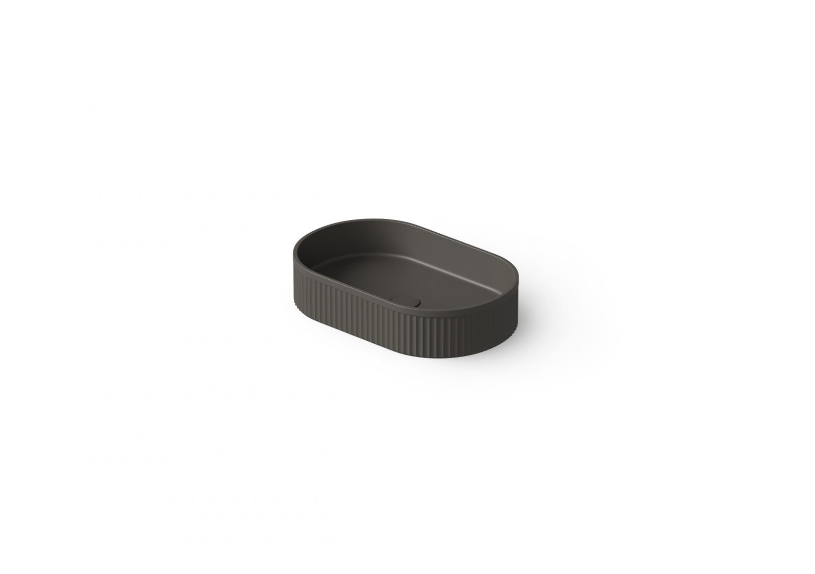 Раковина настольная 55x35xh12 см Graphite №5