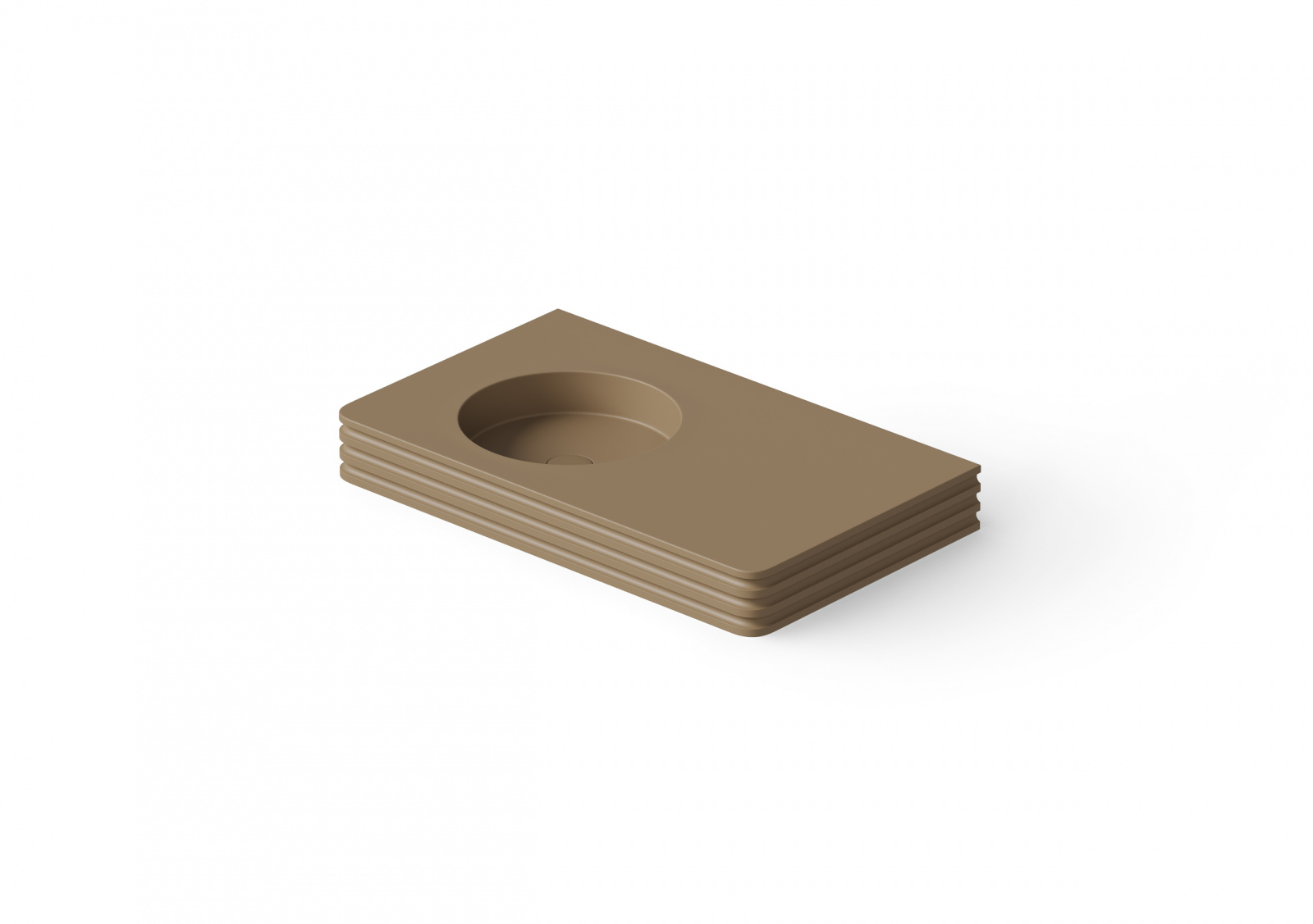 Раковина настольная 80x48xh10 см Light Camel №2 DOUB