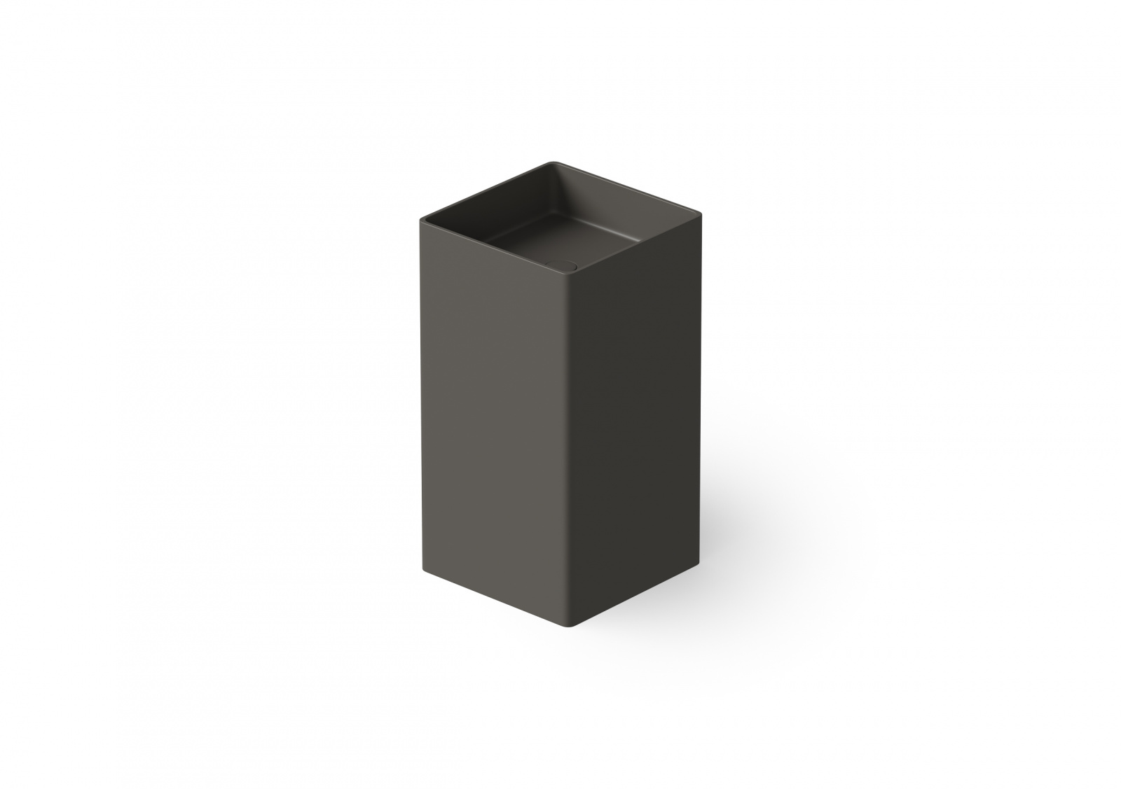 Раковина напольная 40x40xh85 см Graphite №5