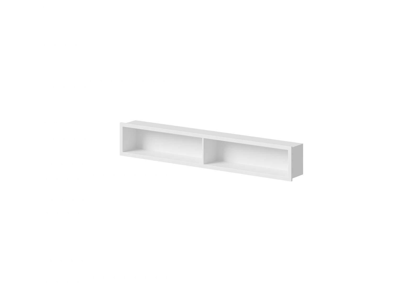 Шкаф встроенный 122x15xh20 см White №18